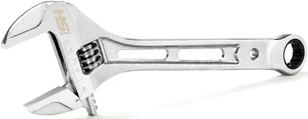 Steelhead 8” Wide-Mouth Adjustable Wrench