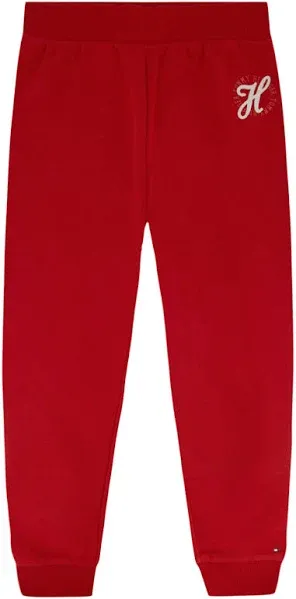 Tommy Hilfiger Girl's Fleece Jogger Sweatpants with Ribbed Cuffs