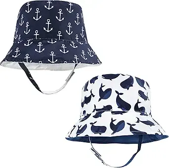 Hudson Baby Infant Boy Sun Protection Hat