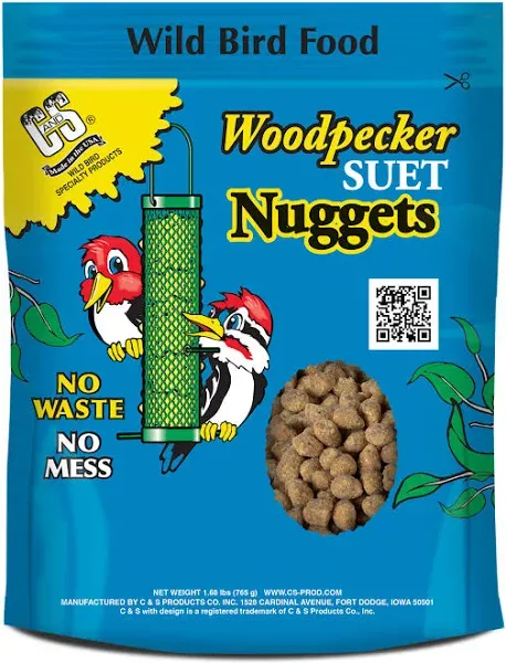 C&S Woodpecker Suet Nuggets (27 oz)