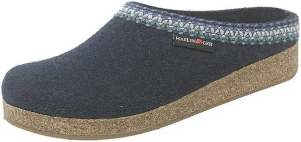 HAFLINGER Unisex Grizzly Zig Zag Wool Clogs