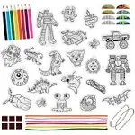 Shrinky Dinks Cool Stuff Activity Set, 51-piece set, Kids Art and Craft Activity Set, Kids Toys for Ages 5 Up by Just Play