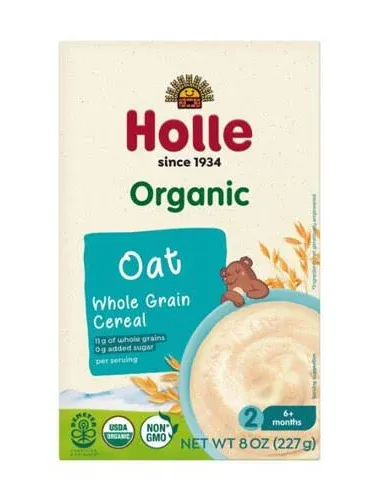 Holle Organic Whole Grain Oat Cereal