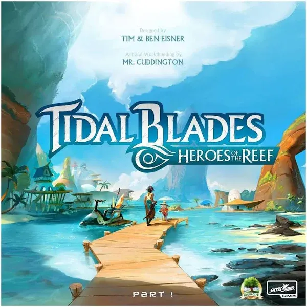 Tidal Blades: Heroes of The Reef - Skybound Games, Worker Placement Board Game, Ages 14+, 1-4 Players, 60-90 Min