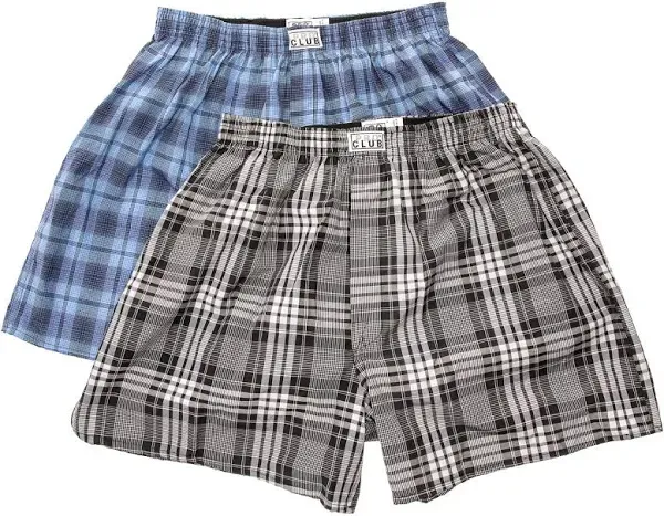 Pro Club Men's 2-Pack Classic Woven Boxers