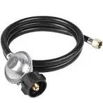 Shinestar 5ft Propane Hose with Regulator for Portable Propane Grill Blackstone 2836 Griddle Weber Grill Fire Pit Patio