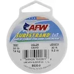 American Fishing Wire Surfstrand Bare 1x7 Stainless Steel Leader 30lb