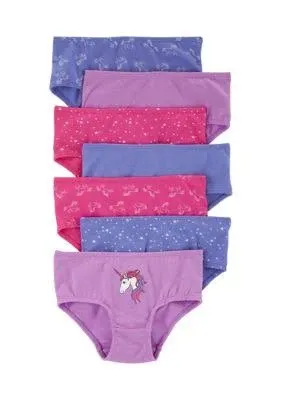 Toddler Girls Multi Printed Underwear - 7 Pack