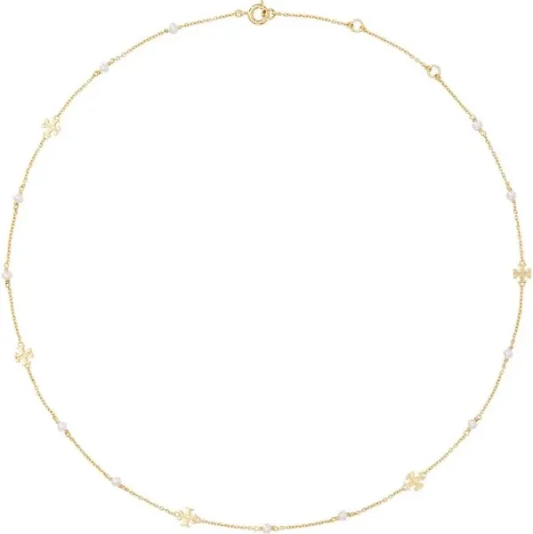 Tory Burch Women's Kira 18K-Gold-Plated Cultured Pearl Necklace