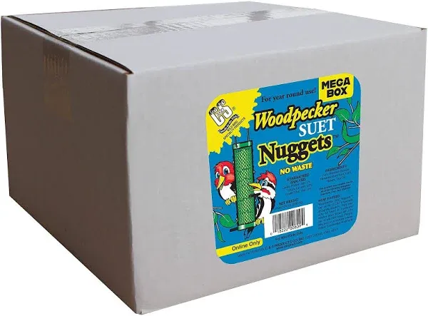 C&S Wild Bird Woodpecker Suet Nuggets Mega Box