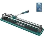 Seeutek Manual Tile Cutter with Tungsten Carbide Scoring Wheel for Porcelain Ceramic Floor Tile - 14inch