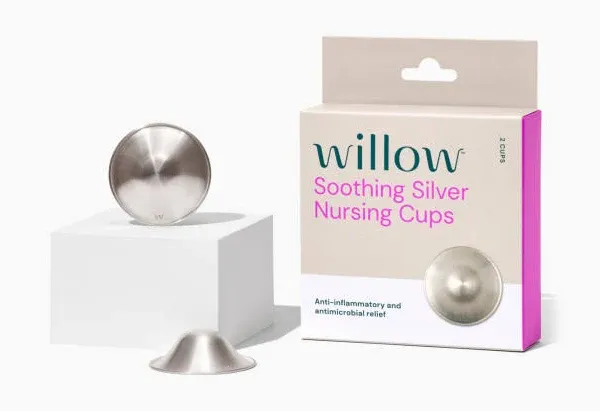 Willow Soothing Silver Nursing Cups