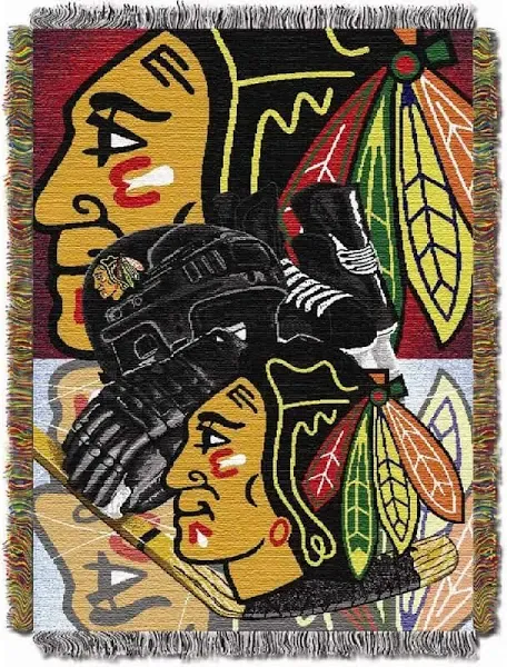 The Northwest Company NHL Homefield Ice Advantage Woven Tapestry Throw