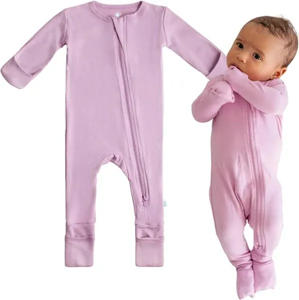 Dreamland Baby Bamboo PJs 12-18 Months Misty Mauve