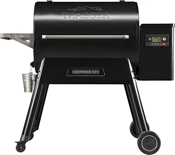 Traeger Grills Ironwood 885 Wood Pellet Grill and Smoker with WIFI Smart Home Technology, Black