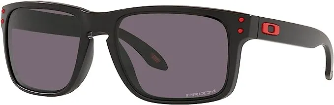 Oakley Holbrook Collection Sunglasses - Black Camo/Prizm Ruby - OO9102-E9