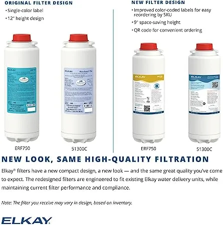 Elkay 51300C WaterSentry Plus Replacement Filter (Bottle Fillers), 1-single