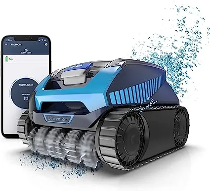 Polaris FREEDOM Cordless Robotic Pool Cleaner, Cable-Free for All In-Ground Pools up to 50ft, Four Cleaning Modes & Intelligent Cleaning Technology