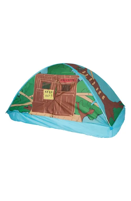 Pacific Play Tents 19791 Kids Tree House Bed Tent Playhouse - Fits Full Size Mattress , Green