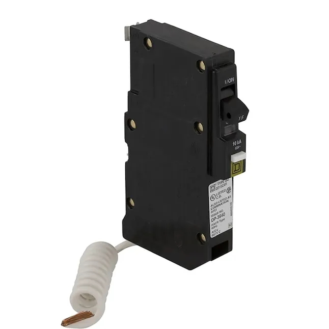 Square D QO115CAFIC 15A Circuit Breaker Arc Fault Circuit Interruptor