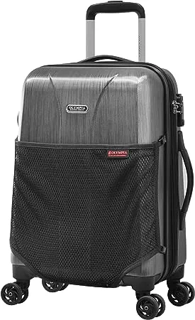 Olympia Aerolite Hardside Spinner Luggage, Gray, 29 inch