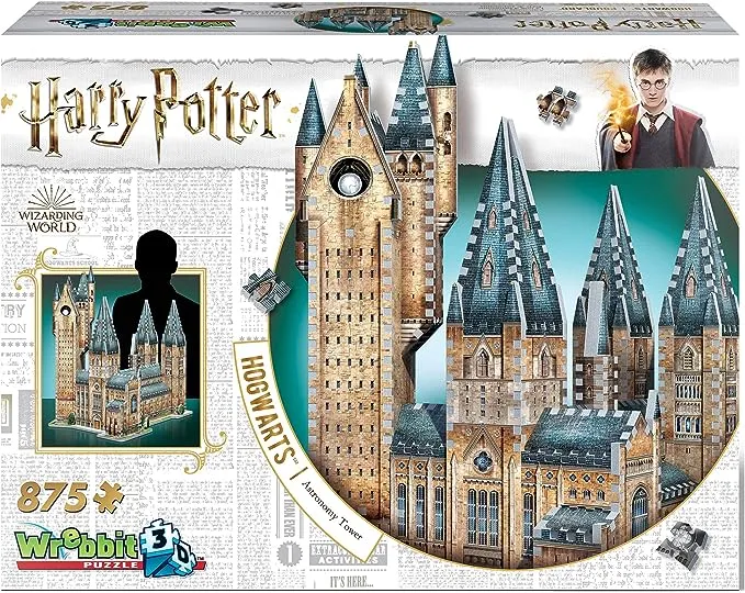 Wrebbit 3D Harry Potter Hogwarts Astronomy Tower 3D Jigsaw Puzzle (875 Pieces)