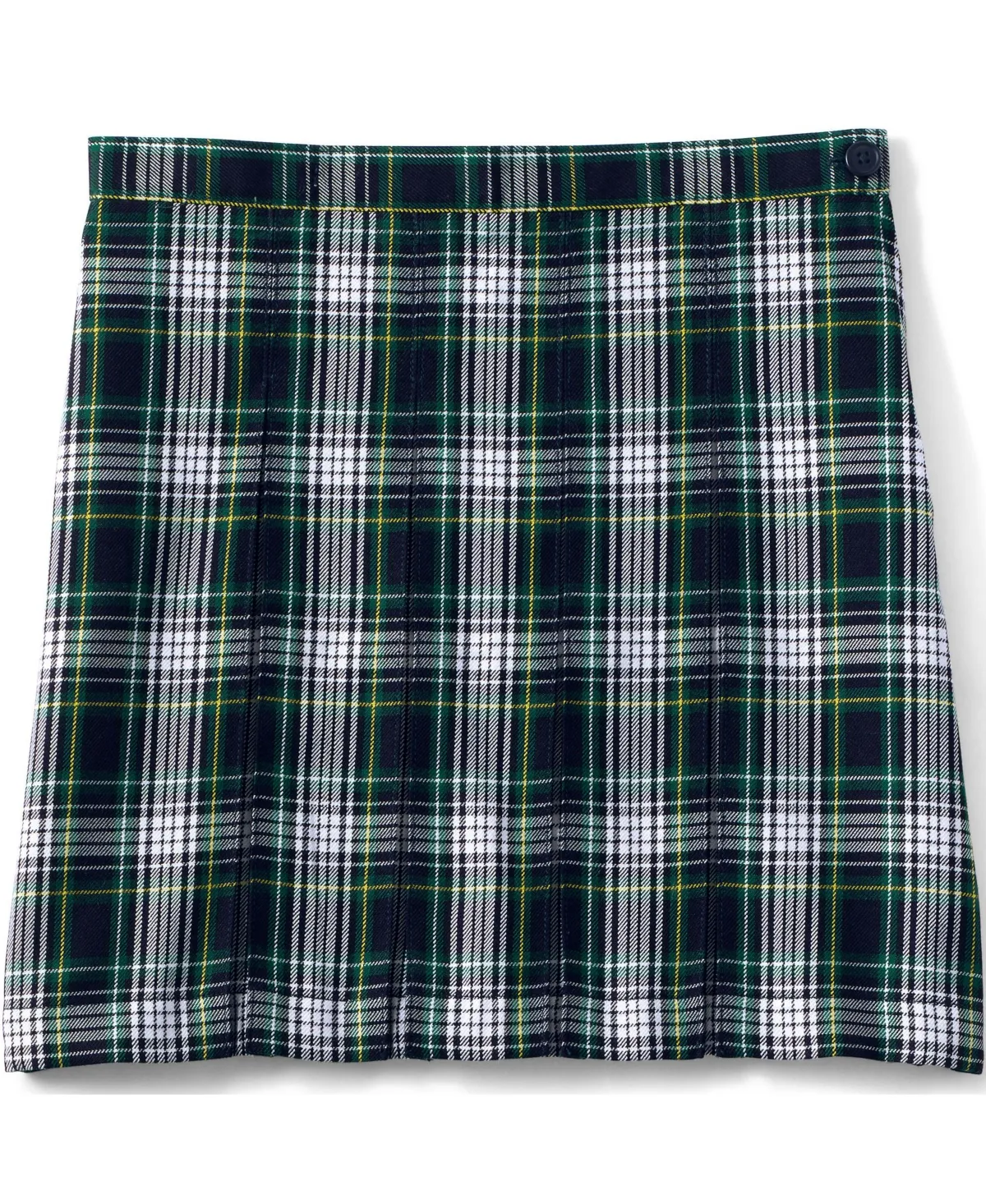 Lands' End Girls' Plaid Pleated Skirt