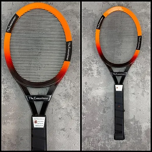 The Executioner Fly Killer Mosquito Swatter Racket Wasp Bug Zapper Indoor Outdoor Over 50cm Long