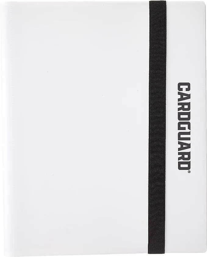 CardGuard Trading Card Pro-Folio, 9-Pocket Side-Loading Pages, Holds 360 Cards, WhiteCardGuard Trading Card Pro-Folio, 9-Pocket Side-Loading Pages, Holds 360 Cards, White