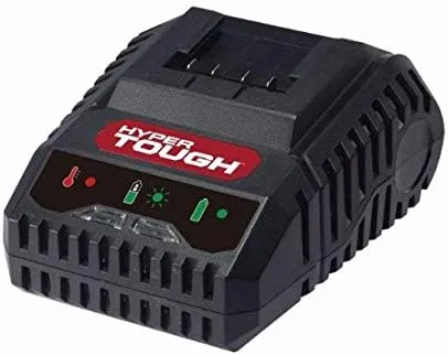 Hyper Tough 20V Max Lithium Ion Fast Charger with Quick Battery Charging, HT21-401-003-12