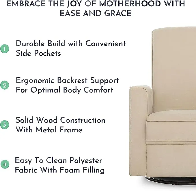 Evolur Raleigh Basic Glider Recliner Rocker