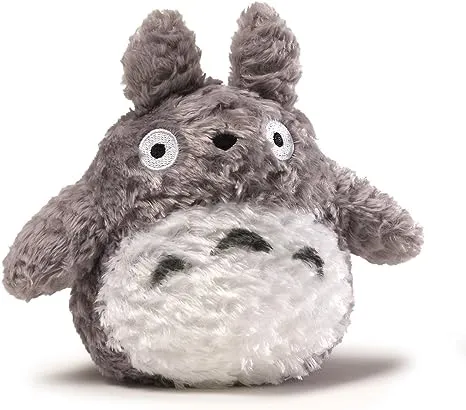 GUND Fluffy Totoro Stuffed Animal Plush in Gray, 6" 