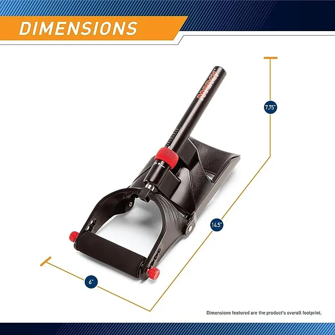 Marcy Handgelenk- und Unterarm-Entwickler/Stärker, Heim-Fitness-Ausrüstung – Keil, mehrfarbig, 9 x 4 x 1