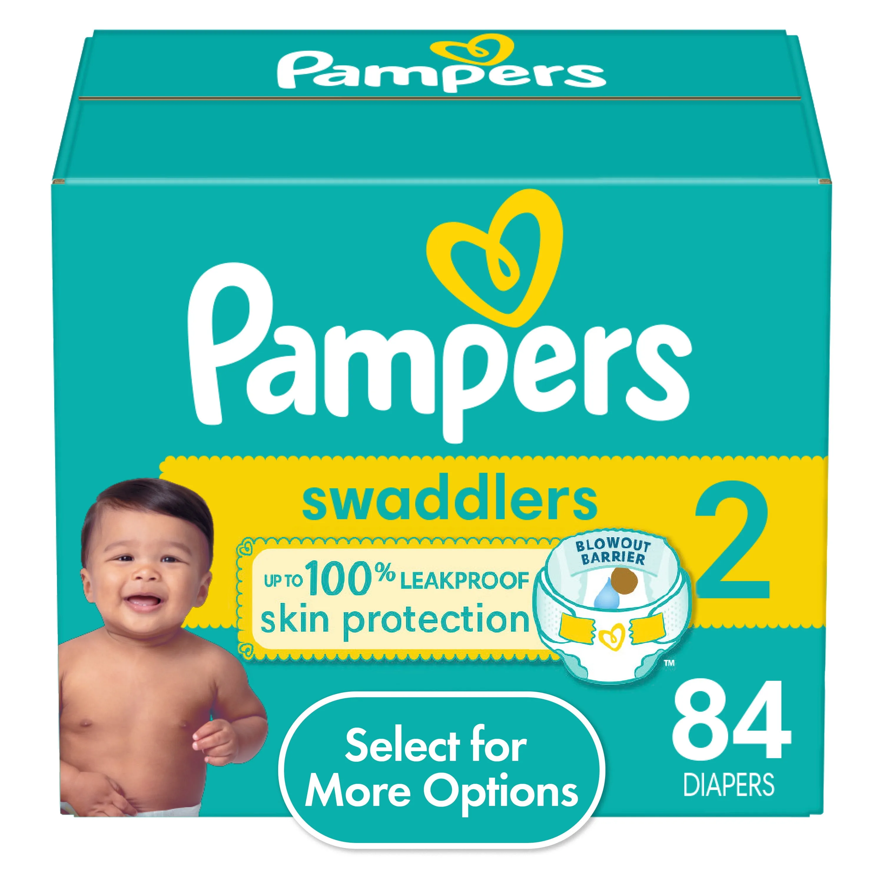 Pampers Swaddlers Active Baby Diapers - (Select Size and Count)