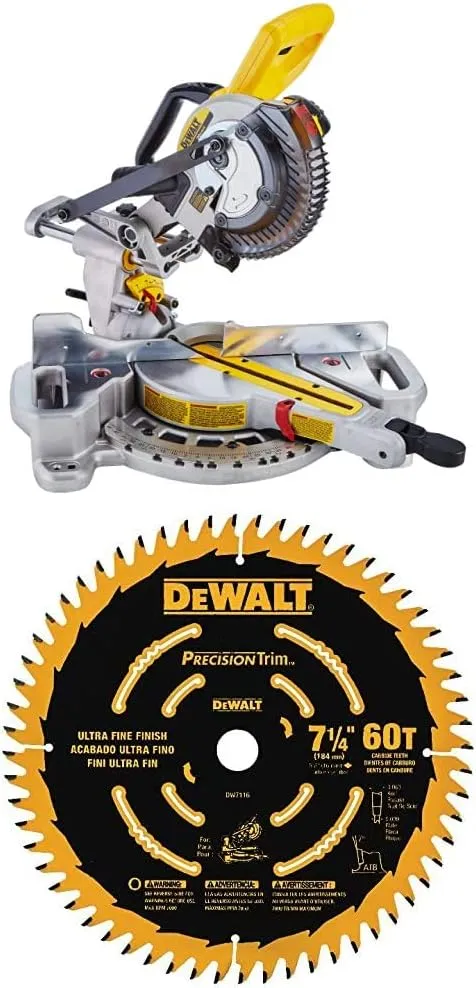 20V MAX Cordless 7-1/4 in. Sliding Miter Saw with (1) 20V Battery 4.0Ah