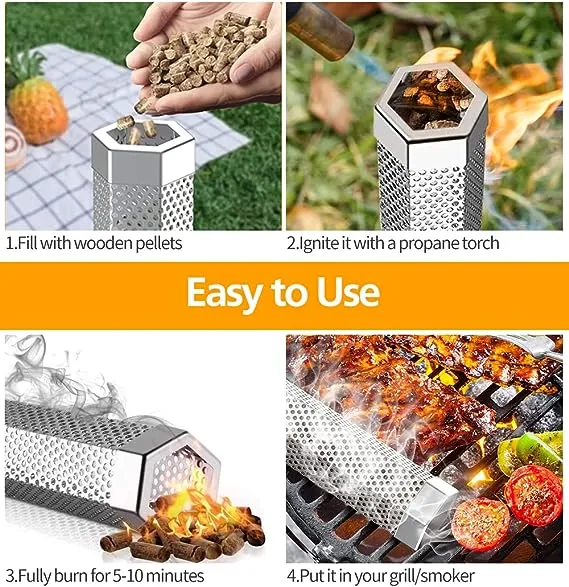 Pellet Smoker Tube Set