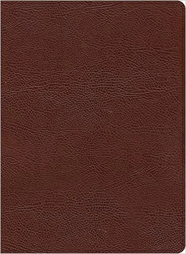 CSB Pastor's Bible, Verse-By-Verse Edition, Brown Bonded Leather