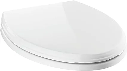 Delta Faucet 811901-WH Wycliffe Elongated Slow-Close Toilet Seat White