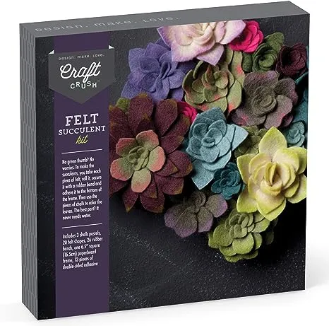 Craft Crush - Felt Succulents Kit