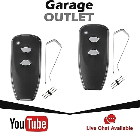 2 Garage Door Opener Remotes for Marantec Harrison Martin M3-2312