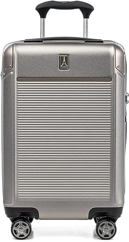 Travelpro Platinum Elite Carry On Expandable Hardside Spinner Metallic Sand