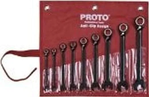 Proto Reversible Combination Ratcheting Wrench Set JSCV-9S