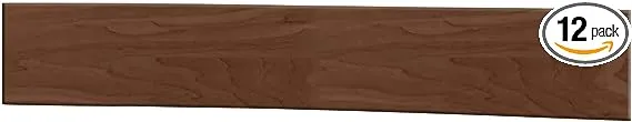 Coffee Brown 0.5 ft. x 3 ft. Glue up Foam Wood Ceiling Tile Planks (19.5 sq. ft./case)