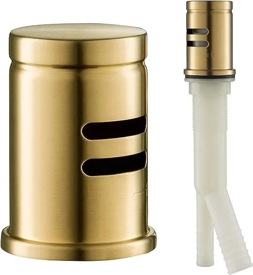 KRAUS Dishwasher Air Gap in Brushed Brass, KAG-1BB