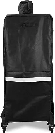 Grisun 73351 Pellet Smoker Cover for Pit Boss PBV3P1 3 Series Vertical Pellet Smoker, Anti-Fade Waterproof Grill Cover, Special Zipper Design for Easy Put On and Take Off, 600D Fabric, Black