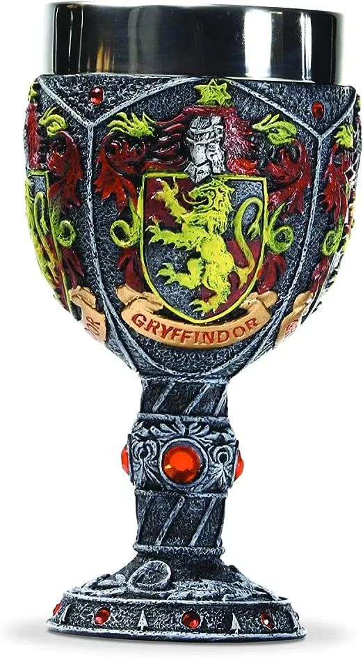 Enesco Wizarding World of Harry Potter Slytherin Decorative Goblet Figurine, 1 Count (Pack of 1), Multicolor