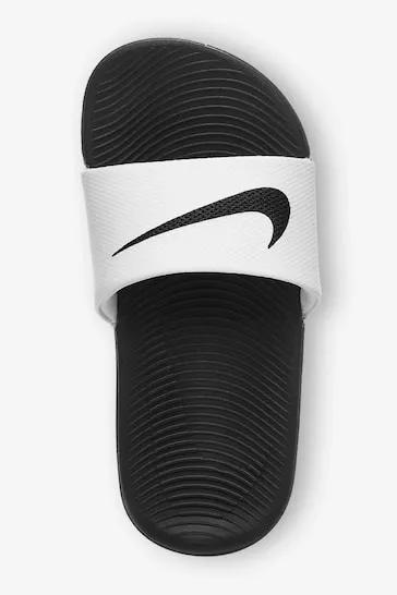 Nike Kawa Slide GS 'White Black'