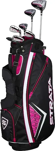 Callaway Women's Strata '19 Complete 11-Piece Graphite Golf Club Set with Bag, Right Handed