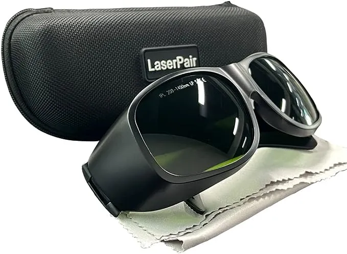 LaserPair IPL Safety Glasses 200-1400nm Protection Glasses Laser Safety Glasses, UV Protection Glasses,IPL Laser Hair Removal Protective Glasses