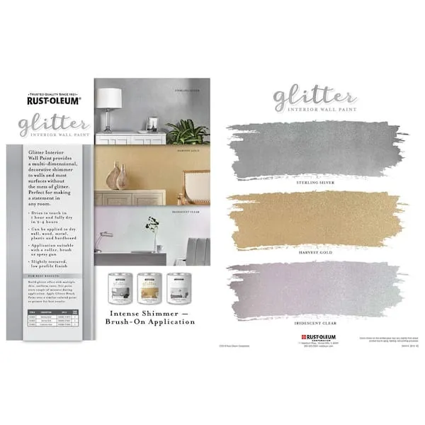 Rust Oleum Glitter Paint